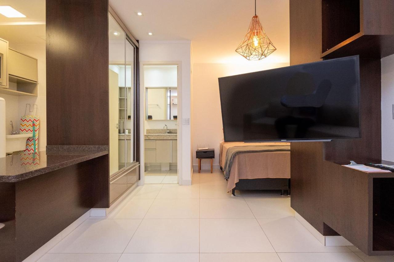 Flat No Ed Walk Bueno - Setor Bueno - Ao Lado Do Goiania Shopping - Wb2405- Andar Alto Lejlighed Eksteriør billede