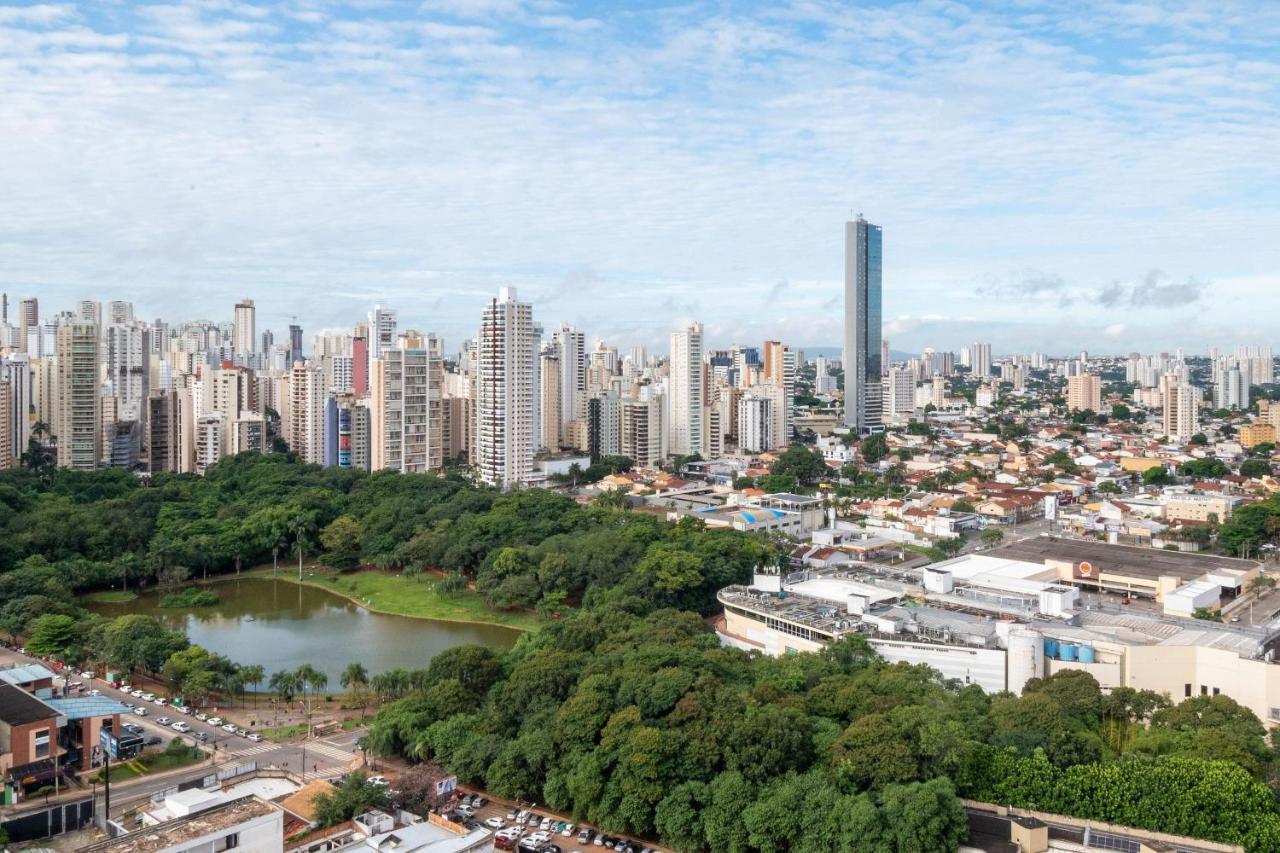 Flat No Ed Walk Bueno - Setor Bueno - Ao Lado Do Goiania Shopping - Wb2405- Andar Alto Lejlighed Eksteriør billede
