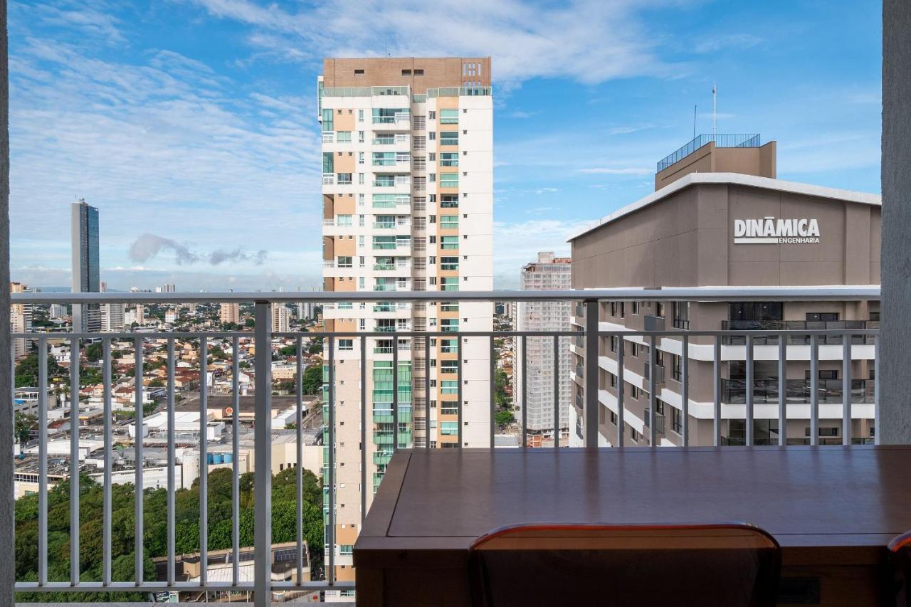 Flat No Ed Walk Bueno - Setor Bueno - Ao Lado Do Goiania Shopping - Wb2405- Andar Alto Lejlighed Eksteriør billede